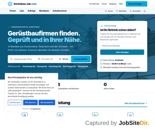 Gerüstbau-Job screenshot preview