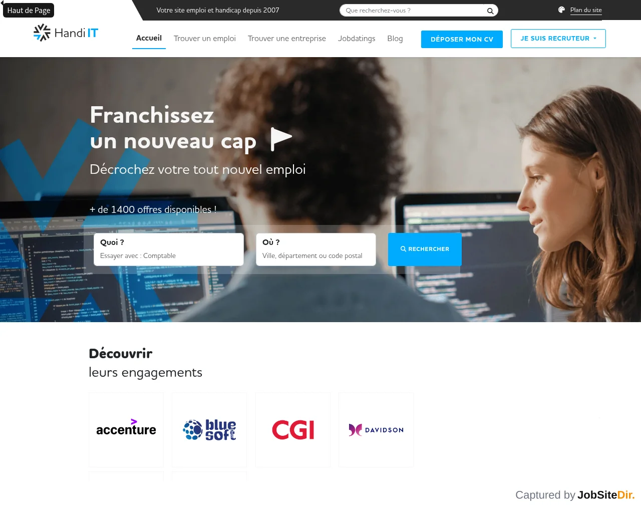 Handi-it website screenshot