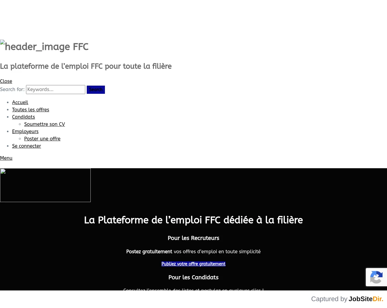 Mobilijob website screenshot