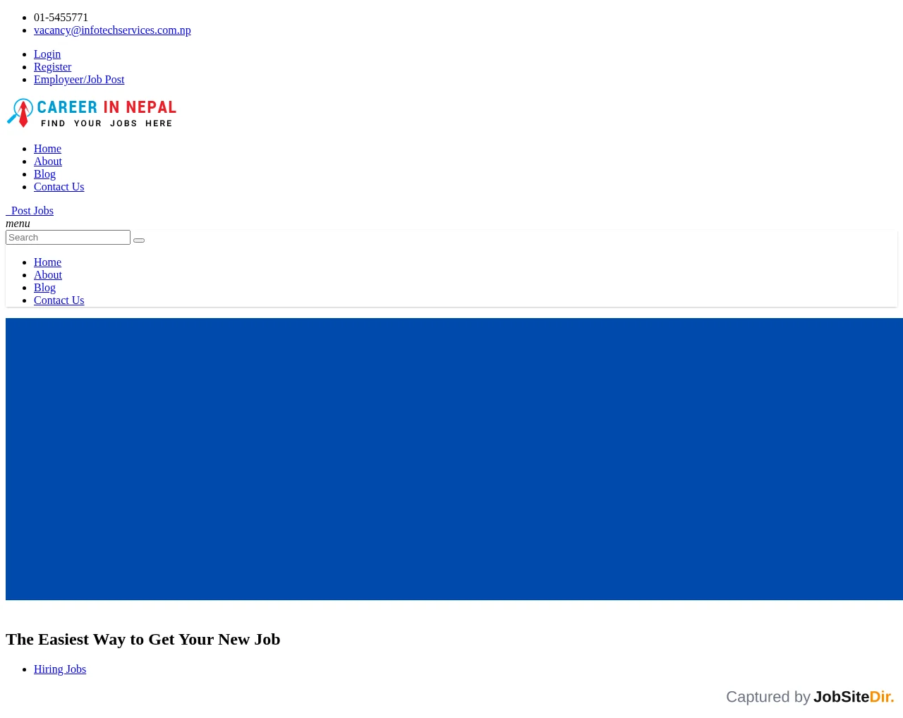 Career In Nepal screenshot Career In Nepal website screenshot