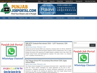 Punjab Job Portal screenshot preview Punjab Job Portal screenshot preview