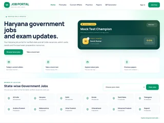 QR Job Portal screenshot preview