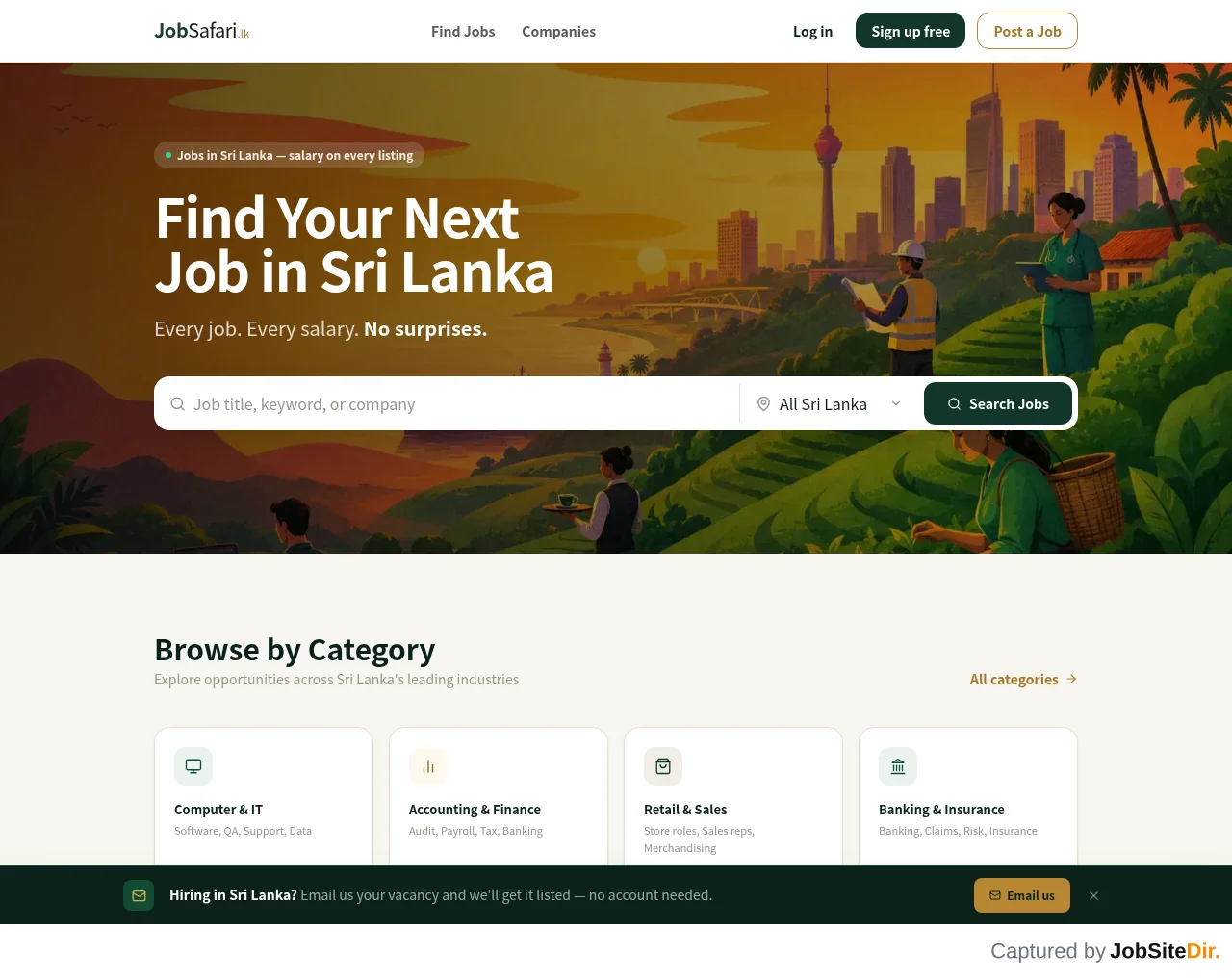 JobSafari screenshot JobSafari website screenshot