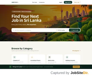 JobSafari platform preview JobSafari platform preview