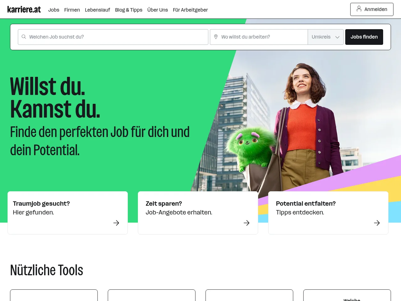 karriere screenshot karriere website screenshot
