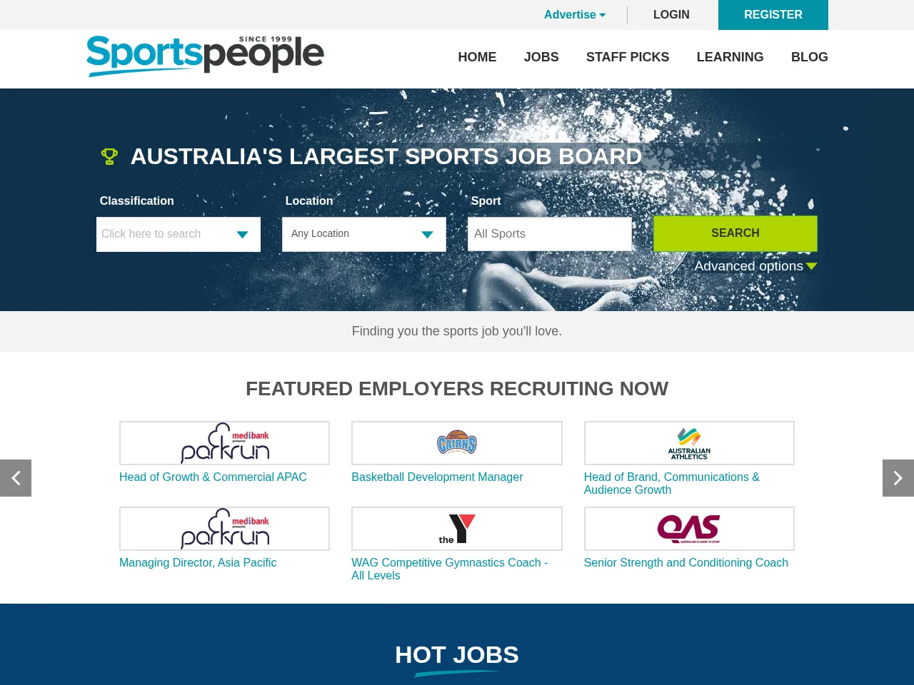 Sportspeople screenshot Sportspeople website screenshot