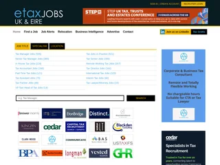 etaxjobs screenshot preview