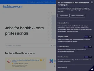 Healthcarejobs screenshot preview