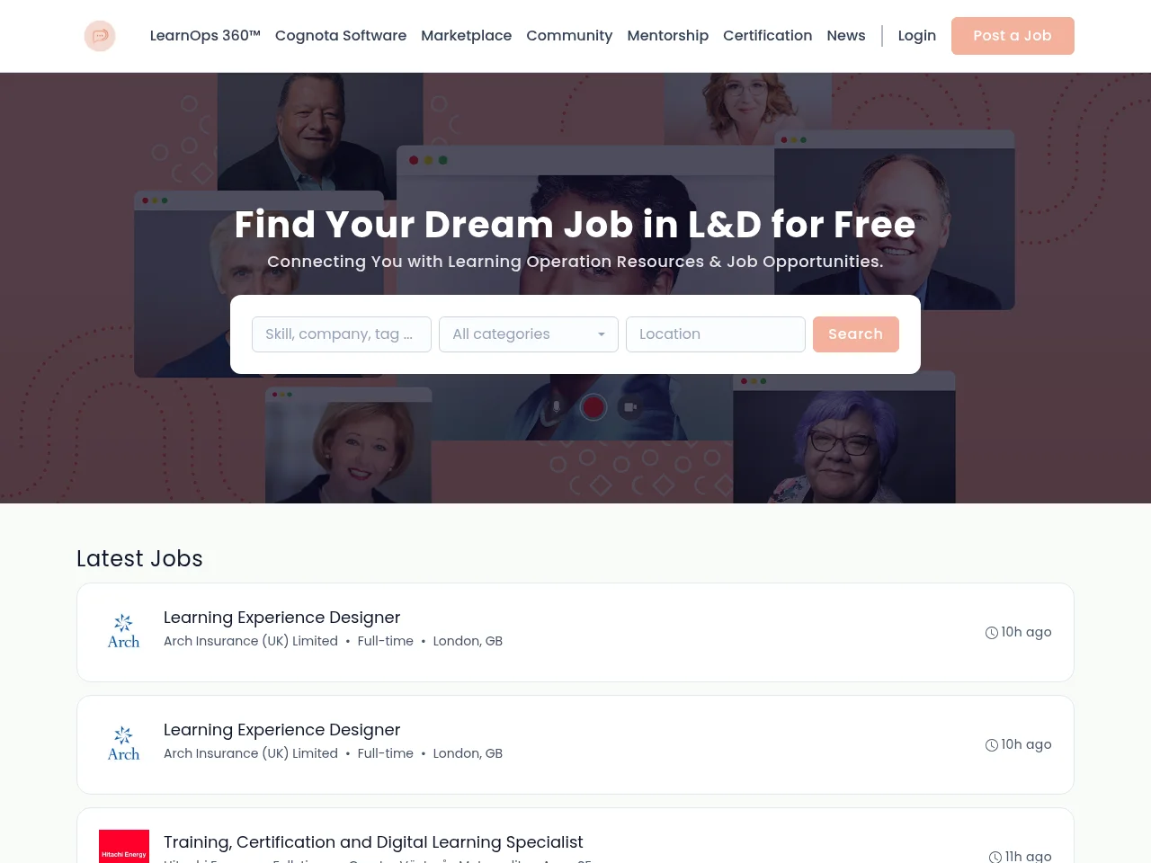 LearnOps 360™ website screenshot