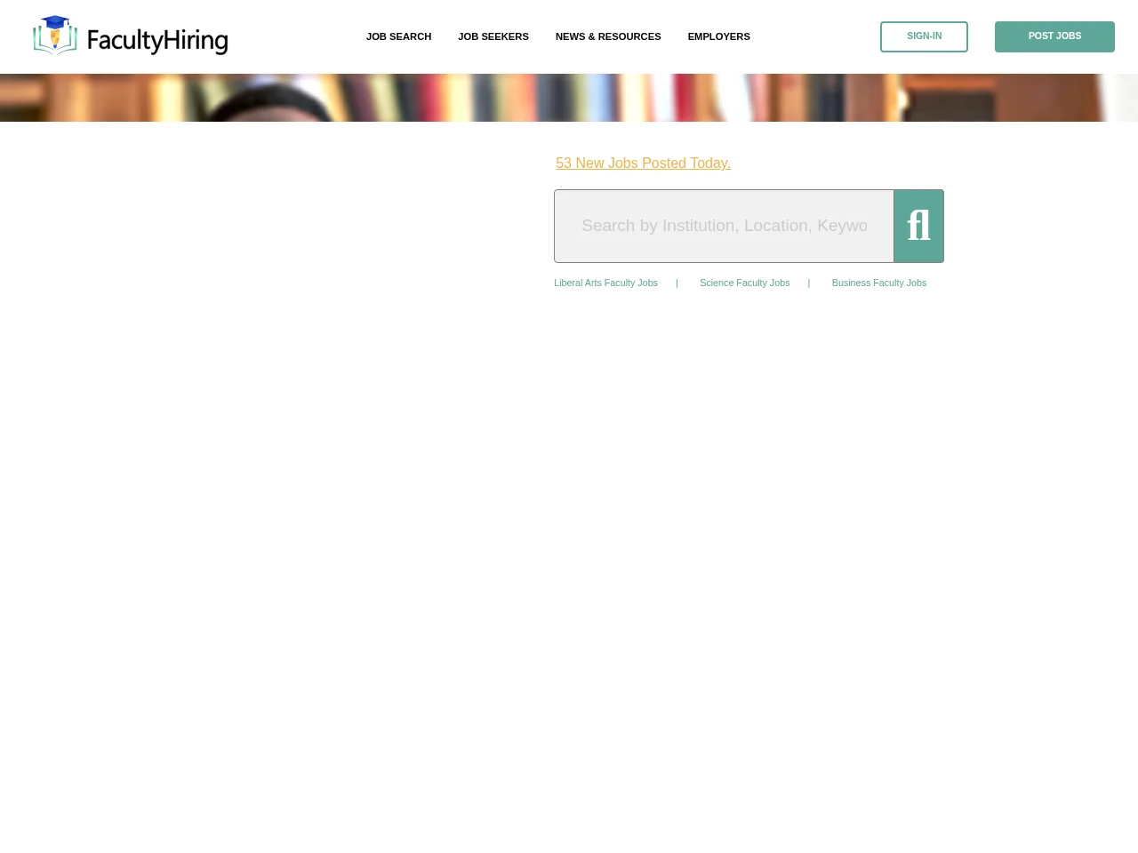 FacultyHiring screenshot FacultyHiring website screenshot