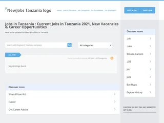 NewJobs Tanzania screenshot preview NewJobs Tanzania screenshot preview