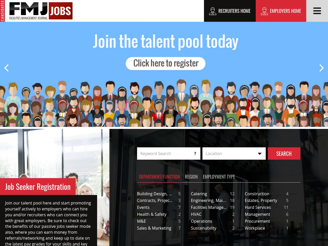 FMJ Jobs screenshot FMJ Jobs website screenshot