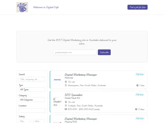 Digital Cafe - YourDigitalJobs screenshot preview