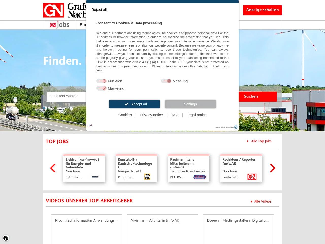 GN-Jobs screenshot GN-Jobs website screenshot
