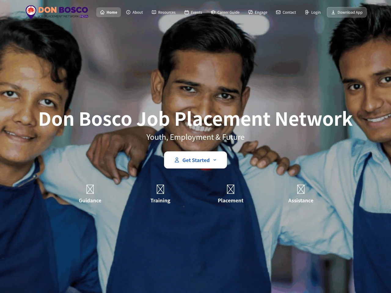 Don Bosco Job Placement Network screenshot Don Bosco Job Placement Network website screenshot