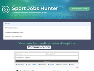 Sport Jobs Hunter screenshot preview