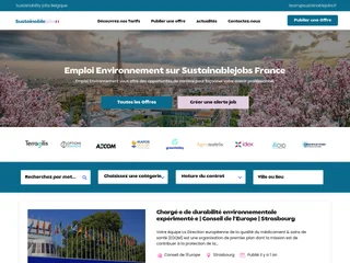 Sustainablejobs France screenshot preview