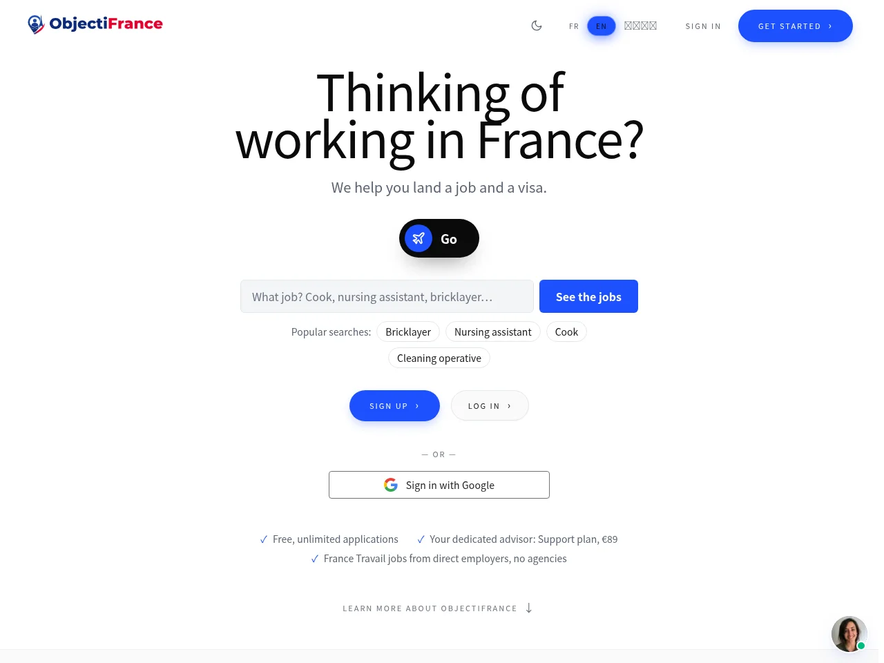 ObjectiFrance screenshot ObjectiFrance website screenshot
