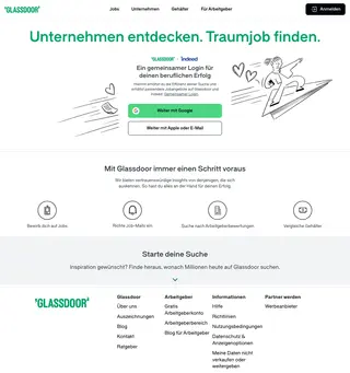 Glassdoor screenshot preview Glassdoor screenshot preview