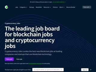 Cryptocurrency Jobs screenshot preview Cryptocurrency Jobs screenshot preview