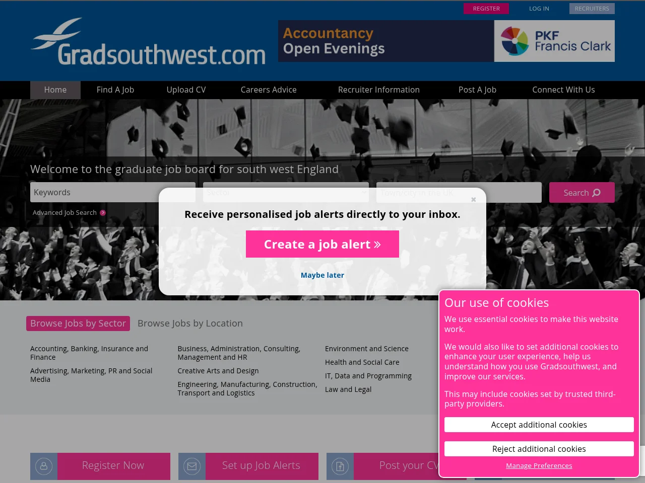 Gradsouthwest screenshot Gradsouthwest website screenshot