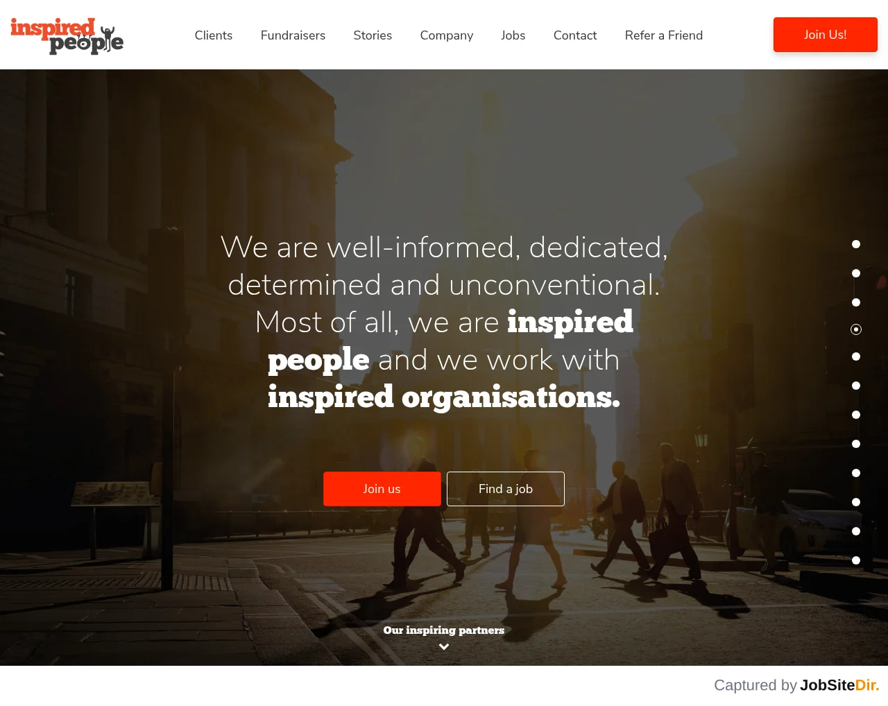Inspired People screenshot Inspired People website screenshot