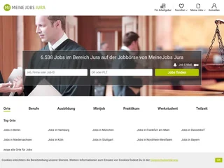 MeineJobs Jura screenshot preview
