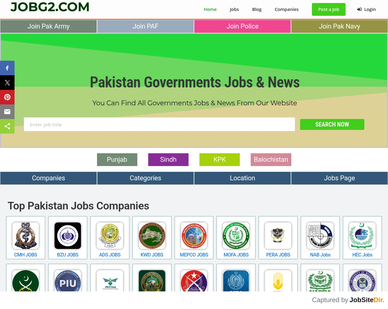 JOBG2 screenshot JOBG2 website screenshot