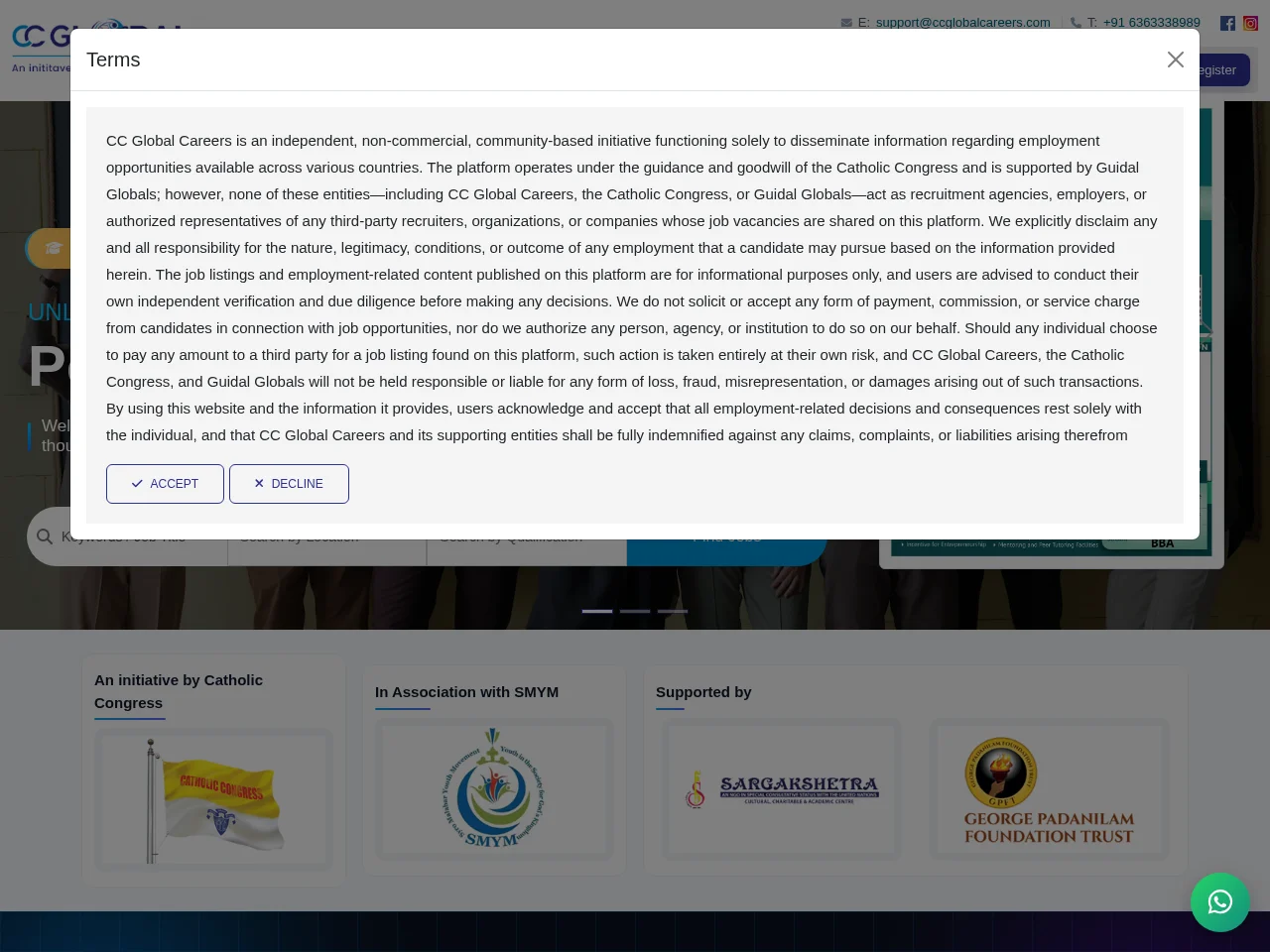 CCGlobal website screenshot