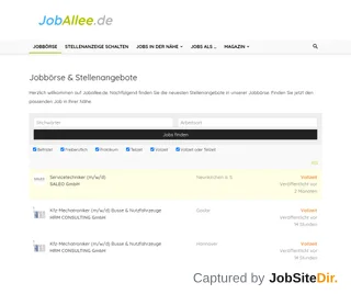 Joballee screenshot preview