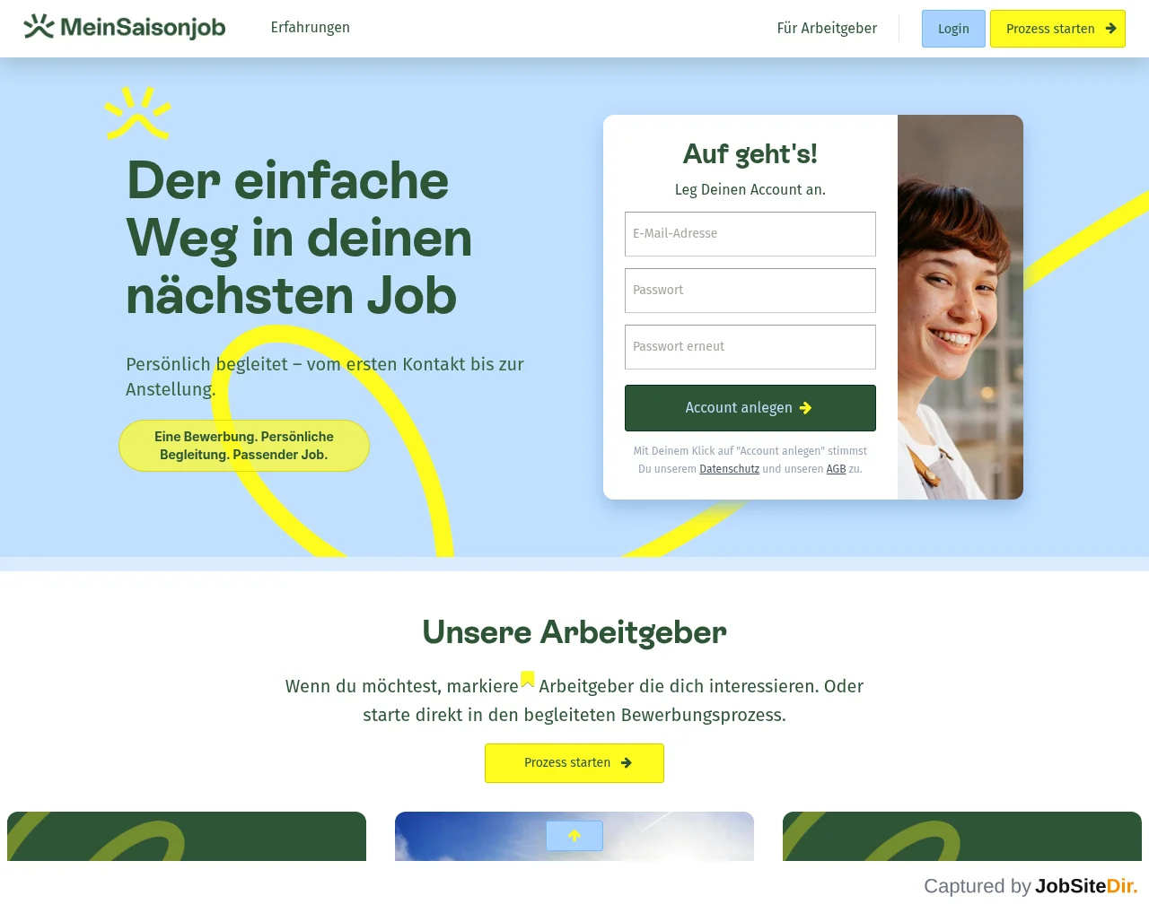 MeinSaisonjob screenshot MeinSaisonjob website screenshot
