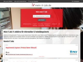 Mein IT Job screenshot preview Mein IT Job screenshot preview