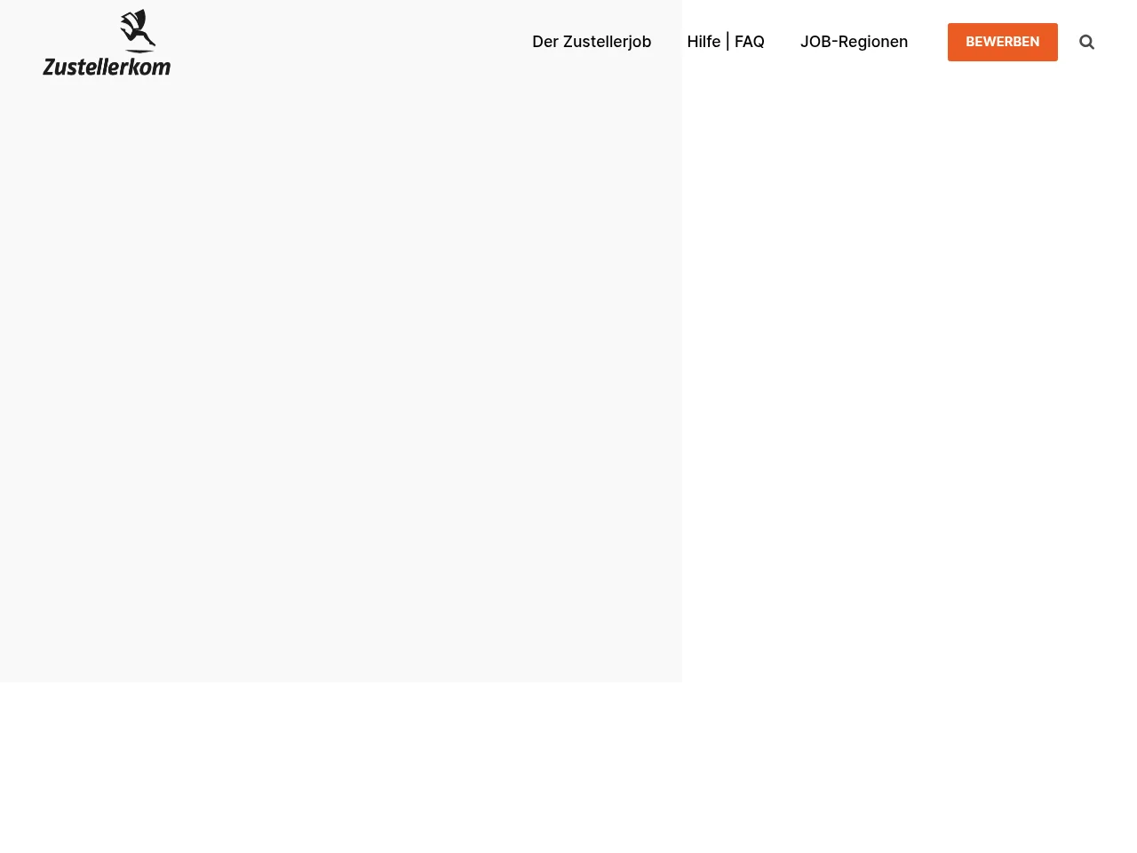 Zustellerkom website screenshot