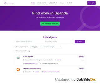 Job Adverts Uganda screenshot preview