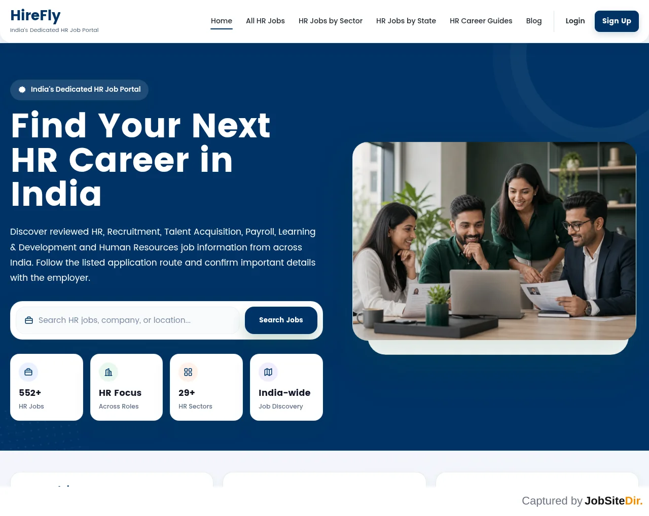 HireFly website screenshot