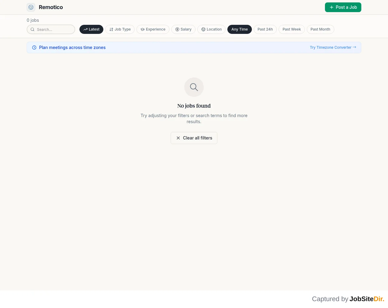 Remotico website screenshot