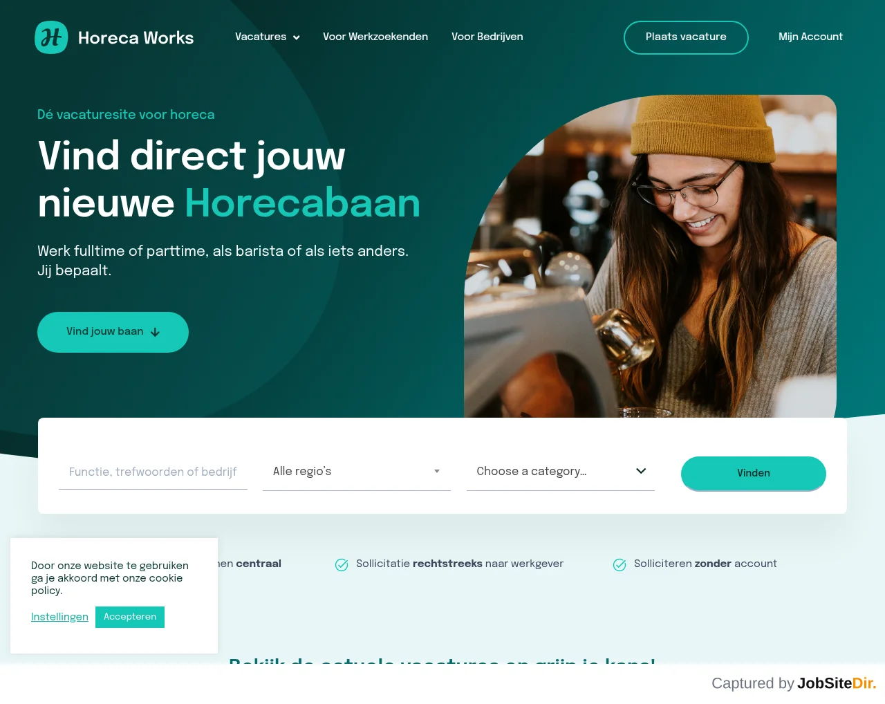 Horeca Works website screenshot