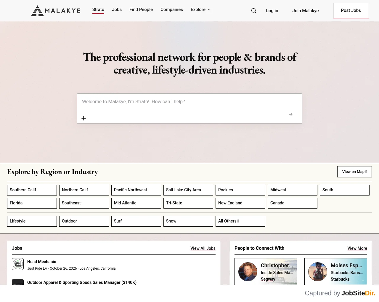 Malakye website screenshot