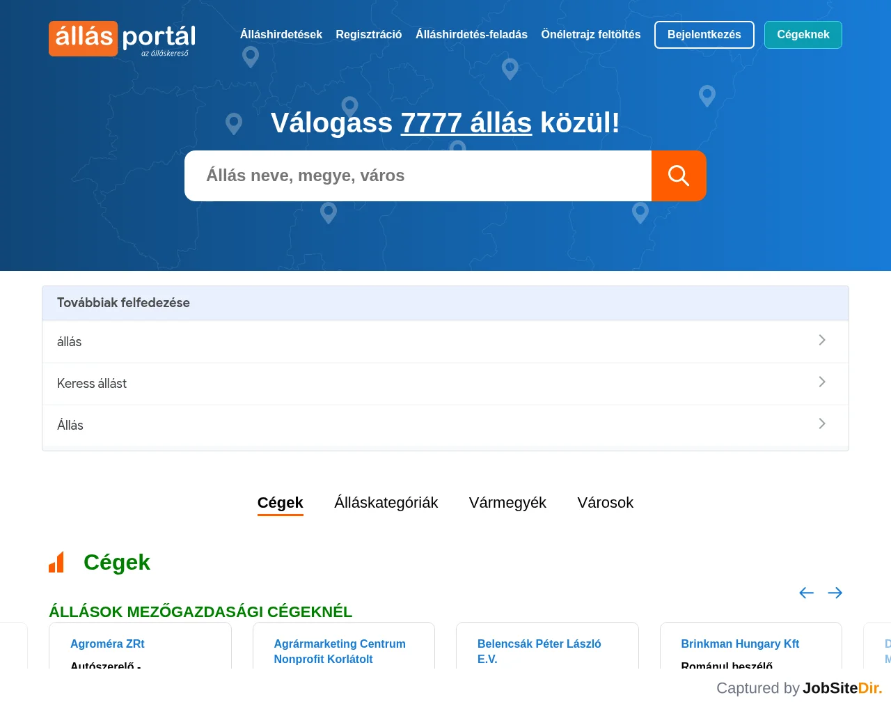 AgroHR website screenshot