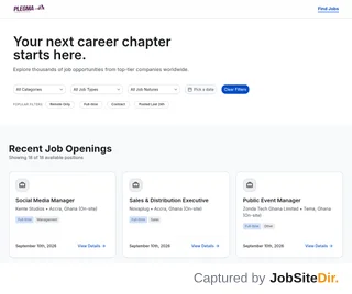 Plegma Job Board screenshot preview Plegma Job Board screenshot preview