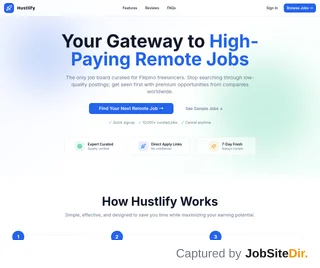 Hustlify screenshot preview Hustlify screenshot preview