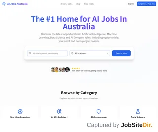 AI Jobs Australia screenshot preview