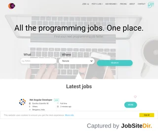 CodingJobBoard screenshot preview