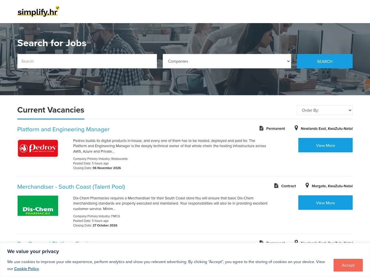 Simplify screenshot Simplify website screenshot
