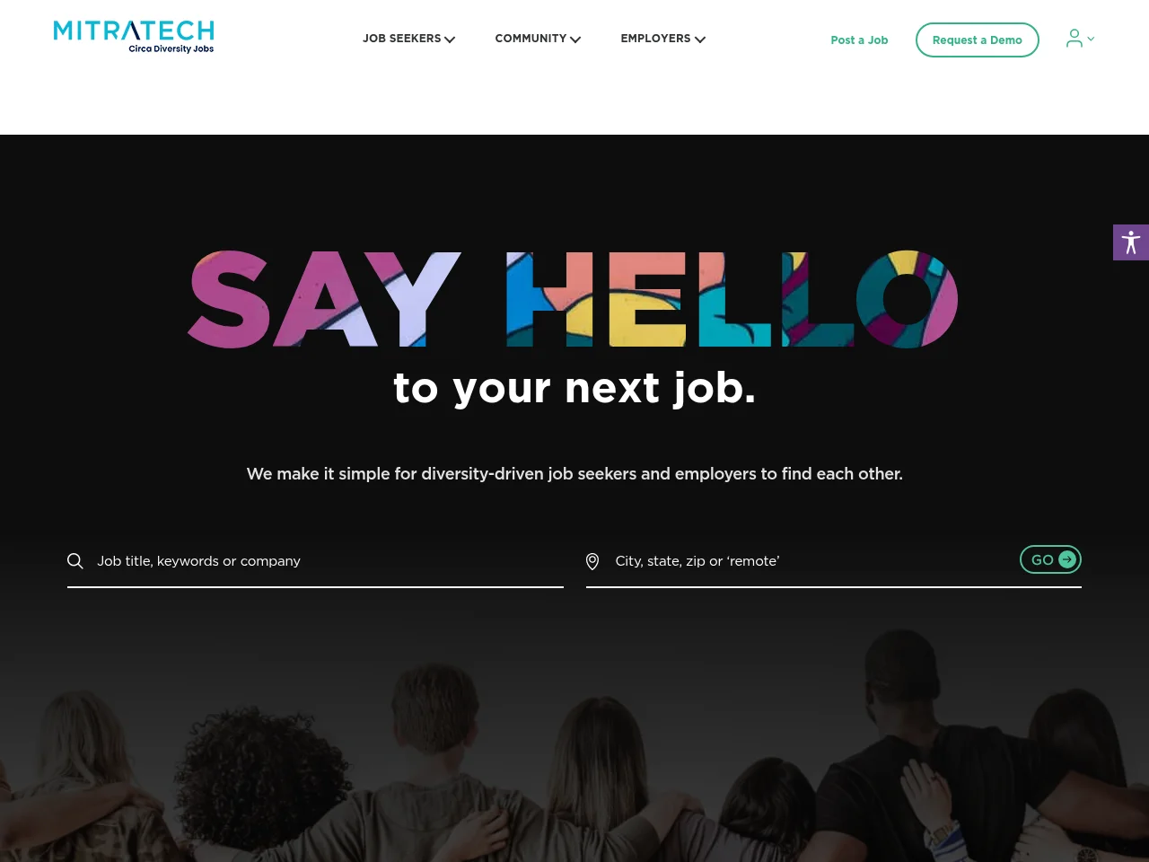 DiversityJobs screenshot DiversityJobs website screenshot