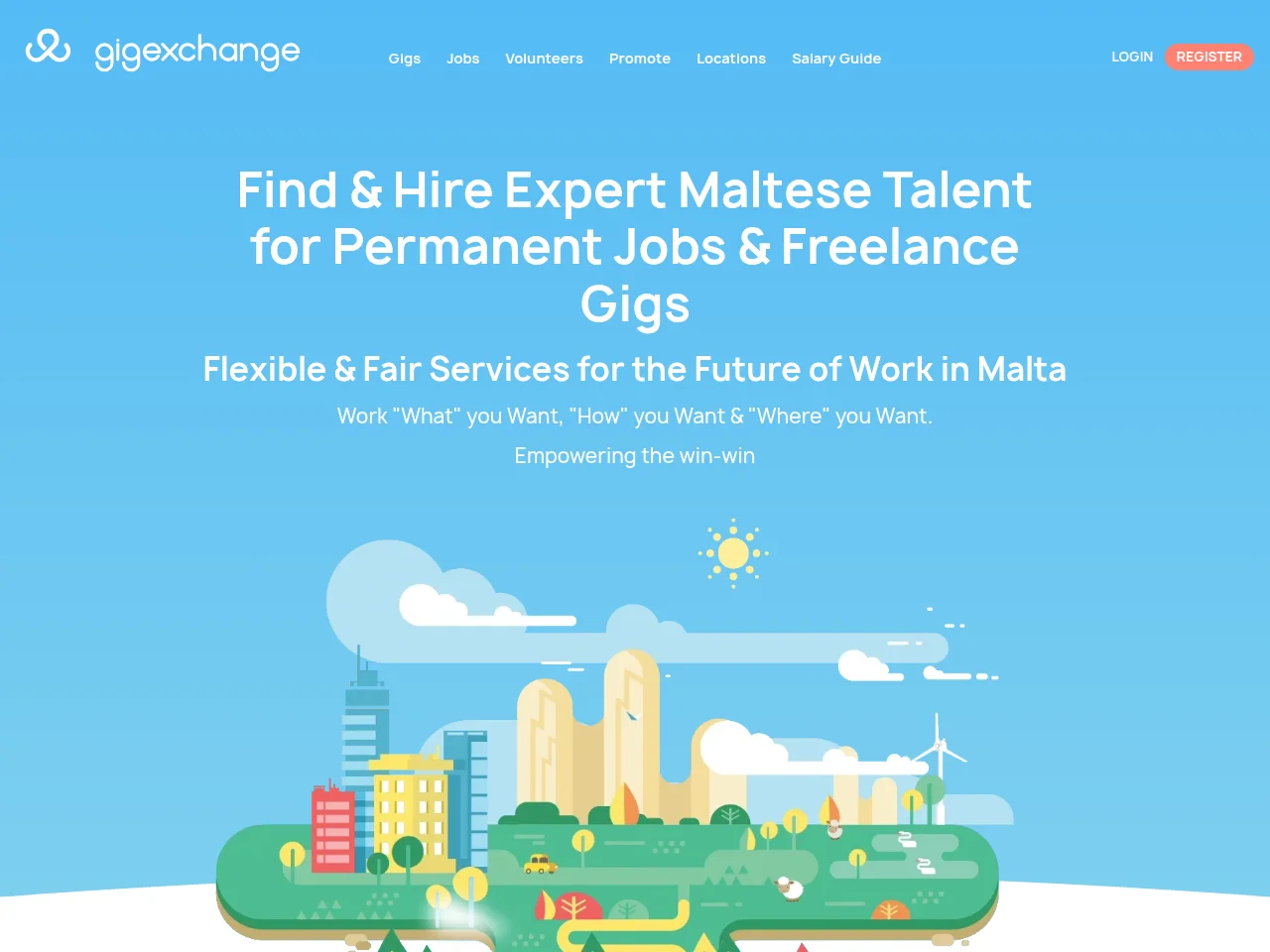 GigExchange screenshot GigExchange website screenshot