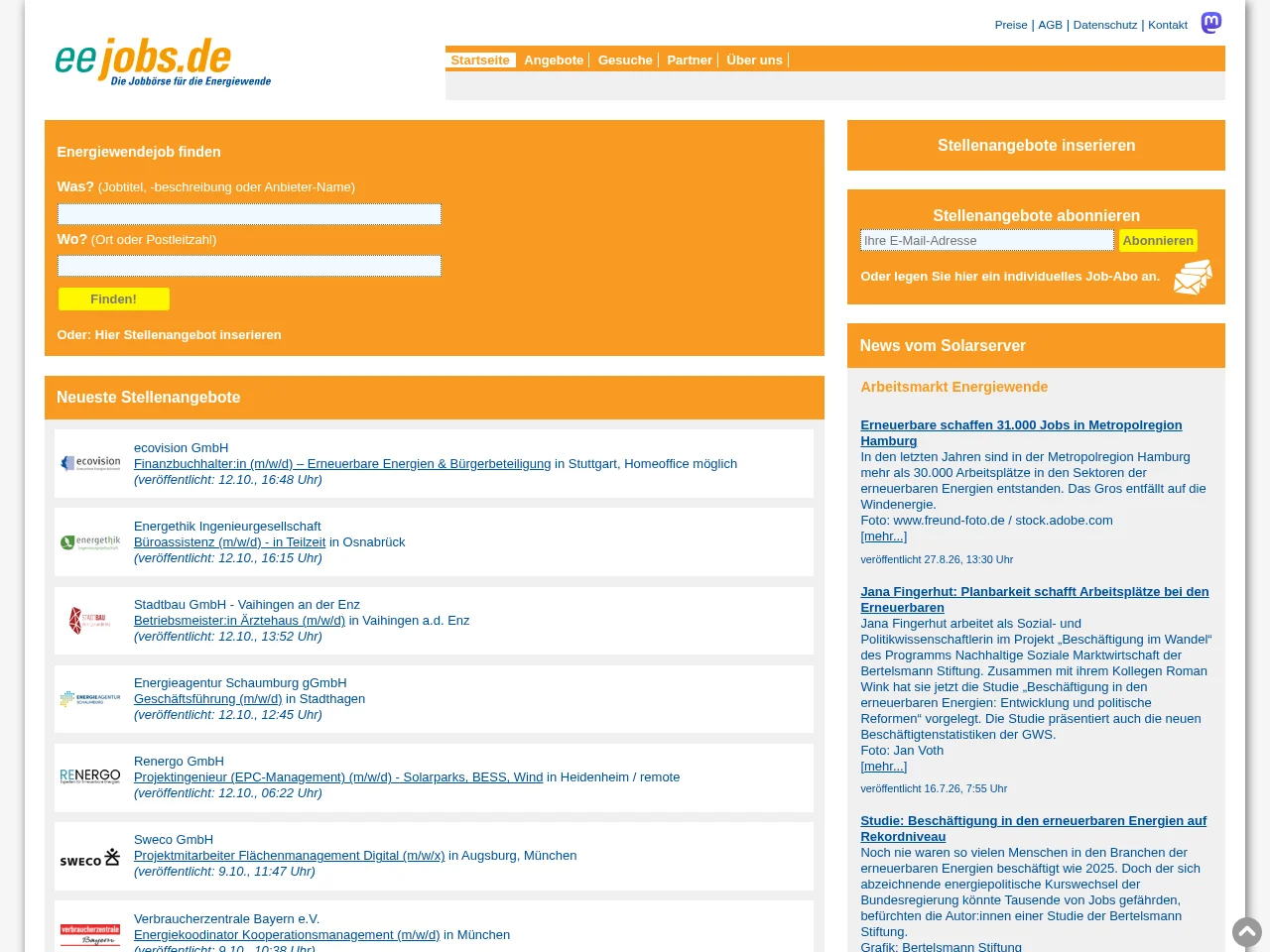 eejobs screenshot eejobs website screenshot