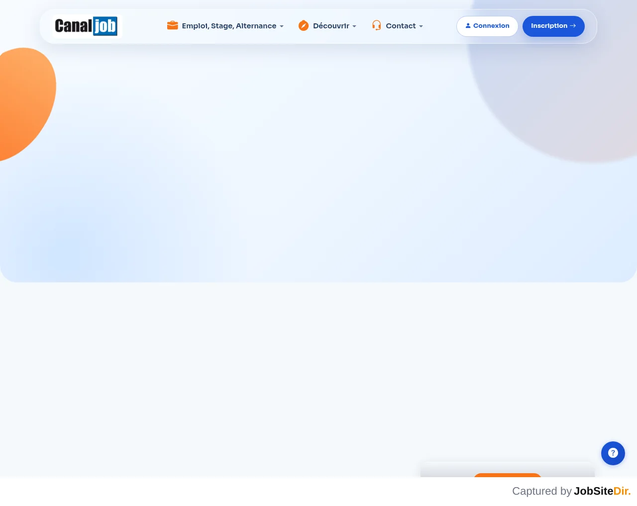 CanalJob website screenshot