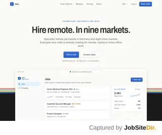 Out of Office Jobs screenshot preview Out of Office Jobs screenshot preview