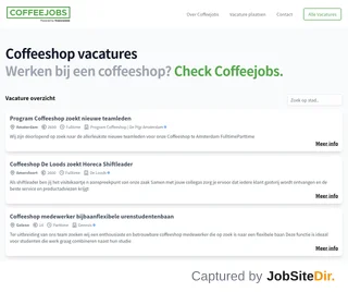 Coffeejobs screenshot preview Coffeejobs screenshot preview